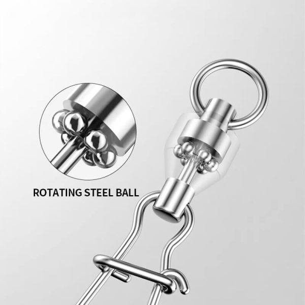Eight Figure Ring Connector Fly Fishing Swivel - Image 4